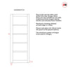 Shoreditch Black Internal Door Pair - Prefinished - Clear Glass - Urban Collection