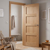 Shaker 4 Panel Oak Internal Door - Prefinished