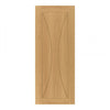 Top Mounted Black Sliding Track & Door - Sorrento Oak Door - Prefinished