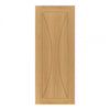 Top Mounted Stainless Steel Sliding Track & Sorrento Prefinished Oak Door