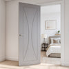 Sorrento Prefinished Light Grey Ash Internal Door