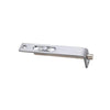 Edison Flush Bolt Satin Finish Plated - 16x100mm