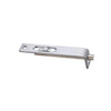Edison Flush Bolt Satin Finish Plated - 16x100mm