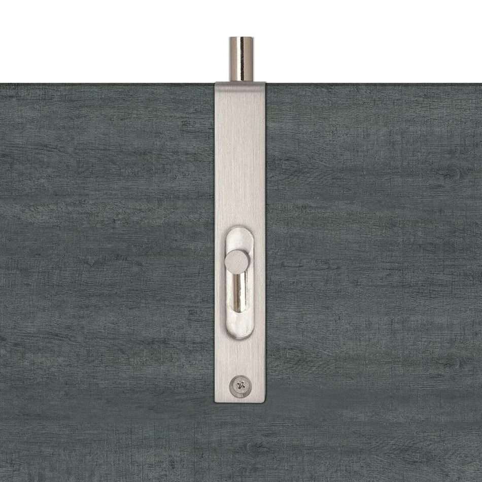 Edison Flush Bolt Satin Finish Plated - 16x100mm