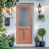 2XG Exterior Hardwood Door - Stippolyte Toughened Double Glazing