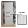 OUTLET - Suffolk Flush Door - White Primed - Corner damage