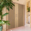 Sydney Oak Internal Door Pair - Prefinished