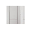 J B Kind White Contemporary Tigris Bifold Internal Door - Prefinished