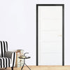 Thruframe Interior Black Primed MDF Door Lining Frame - Suits Standard Size Single Doors