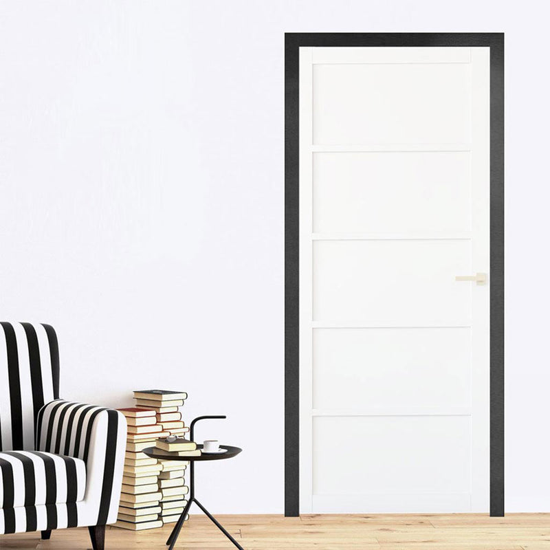 Thruframe Interior Black Primed MDF Door Lining Frame - Suits Standard Size Single Doors