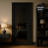 UK Made to Measure - Redford 1L Interior Door - Tinted Glass - Premium Primed - 7 Colour Options