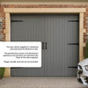FL&B Traditional Pine Garage Door Pair - Unfinished