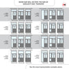 Exterior Victorian Nightingale 3L 2P Front Door with Single Sidelight - Customisable: Size, Colour, Glass and Sidelight Options