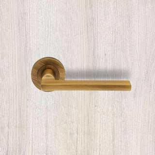 Image: Trentino Lever on Round  Rose - 3 Finishes