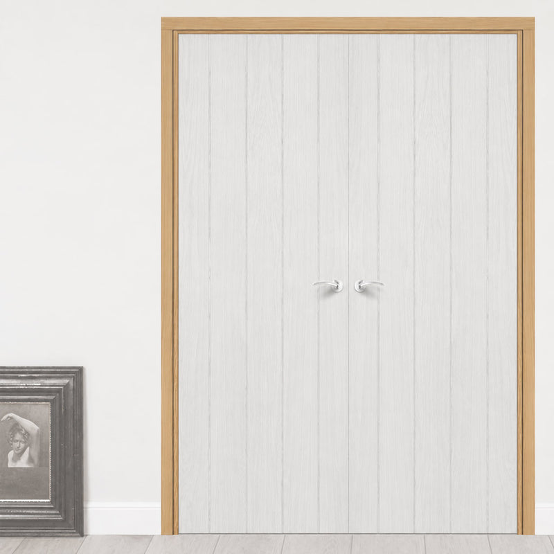 Made to Size Double Interior Unfinished Oak Veneered Frame