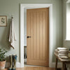 Valdor - Cheshire Oak Internal Door - Unfinished