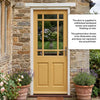 Warwick Exterior Meranti Hardwood Wooden Front Door - Fit Your Own Glass