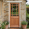 Warwick Exterior Meranti Hardwood Wooden Front Door - Fit Your Own Glass