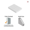 J B Kind Aria White Primed Flush Internal Door Pair