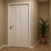 UK Made to Measure - Elston Panel Interior Door - Premium Primed - 7 Colour Options