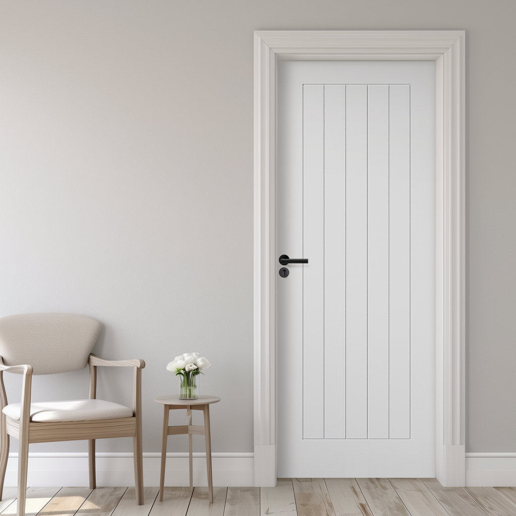 Cottage White Door - Laminated - Prefinished