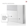 Baltimore 1 Pane Solid Wood Internal Door UK Made DD6301G - Clear Glass - Eco-Urban - Colour Options