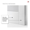 Metropolitan 7 Pane Solid Wood Internal Door UK Made DD6405G Clear Glass - Eco-Urban - Colour Options