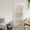 Manchester 3 Pane Solid Wood Internal Door UK Made DD6306SG - Frosted Glass - Eco-Urban - Colour Options