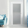 Baltimore 1 Pane Solid Wood Internal Door UK Made DD6301SG - Frosted Glass - Eco-Urban - Colour Options