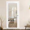 Baltimore 1 Pane Solid Wood Internal Door UK Made DD6301G - Clear Glass - Eco-Urban - Colour Options