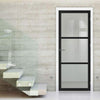 Manchester 3 Pane Solid Wood Internal Door UK Made DD6306G - Clear Glass - Eco-Urban - Colour Options