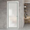 Baltimore 1 Pane Solid Wood Internal Door UK Made DD6301SG - Frosted Glass - Eco-Urban - Colour Options