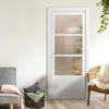 Staten 3 Pane 1 Panel Solid Wood Internal Door UK Made DD6310G - Clear Glass - Eco-Urban - Colour Options