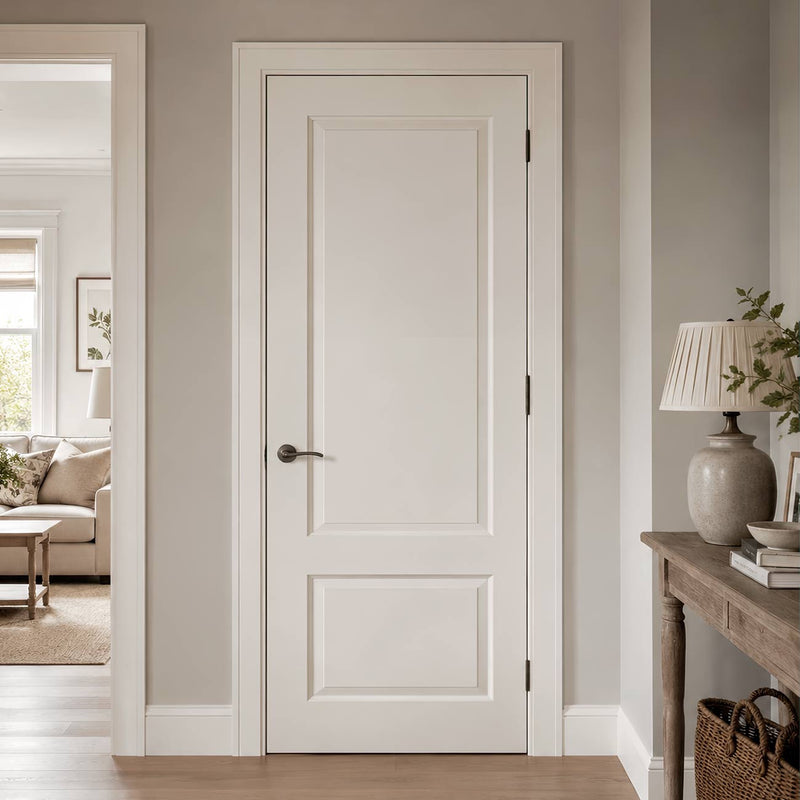 Madison White Primed Panel Fire Internal Door - 1/2 Hour Fire Rated