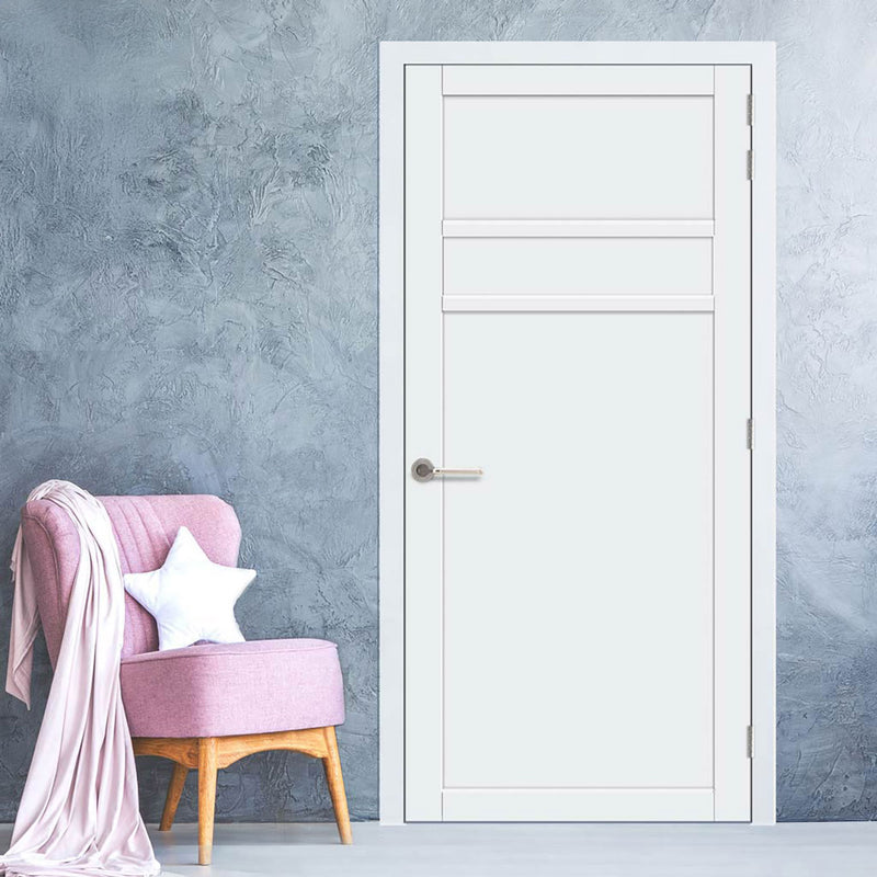 Orkney 3 Panel Solid Wood Internal Door UK Made DD6403 - Eco-Urban - Colour Options