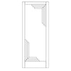 Urban Deco® Solid Wood Internal Door UK Made - Cloud White Premium Primed - Bespoke Sizes