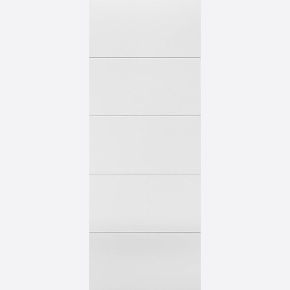 EasiKit Internal Door and Frame Kit - Santandor Flush Internal Door - White Primed