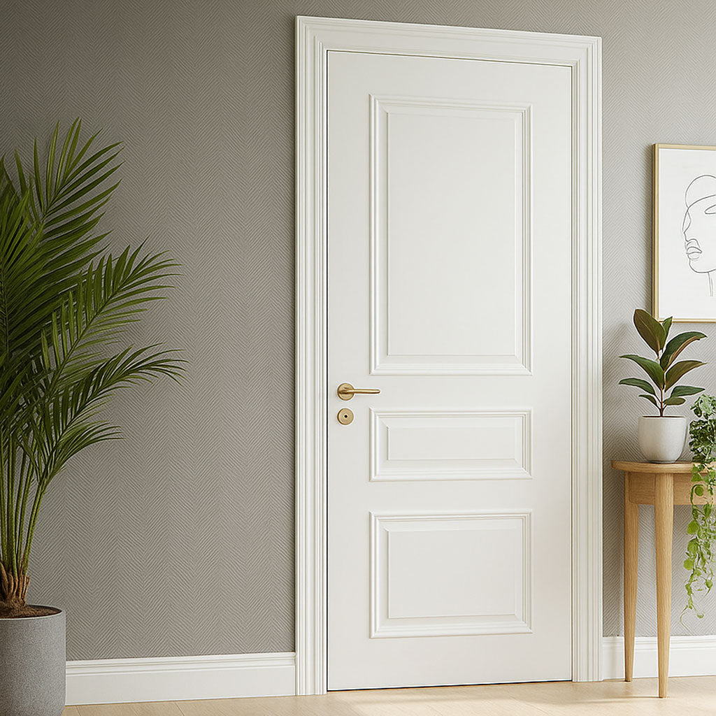 Windsor White Primed Fire Internal Door - 1/2 Hour Fire Rated