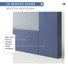 UK Made to Measure - Redford 1L Interior Door - Tinted Glass - Premium Primed - 7 Colour Options