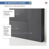 UK Made to Measure - Ashford  4 Panel  Interior Door - Premium Primed - 7 Colour Options