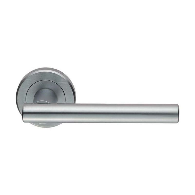 Outlet - Serozzetta Philadelphia ZIN3121 Lever Latch Handles on Round Rose SC