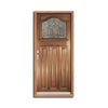 Estate Crown Hardwood External Door and Frame Set with Fittings - Double Glazing, From LPD Joinery