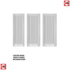 Bespoke Thruslide Worcester 3P - 4 Sliding Doors and Frame Kit - White Primed