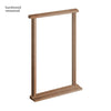 Balham External Hardwood Door and Frame Set - Frosted Double Glazing - One Unglazed Side Screen, From LPD Joinery