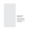 Double Glass Sliding Door - Solaris Tubular Stainless Steel Sliding Track & Seton 8mm Obscure Glass - Obscure Printed Design