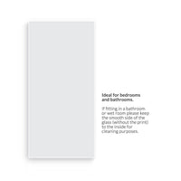 Double Glass Sliding Door - Moor 8mm Obscure Glass - Planeo 60 Pro Kit