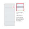 Eco-Urban Artisan® Double Absolute Evokit Pocket Door - Stenton 6mm Obscure Glass - Obscure Printed Design - Colour & Size Options