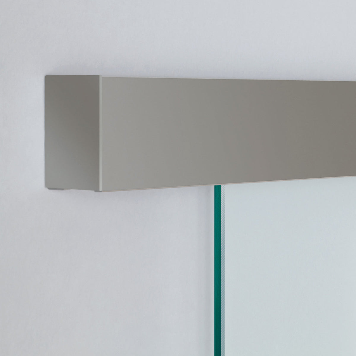 Single Glass Sliding Door - Linton 8mm Clear Glass - Obscure Printed Design - Planeo 60 Pro Kit