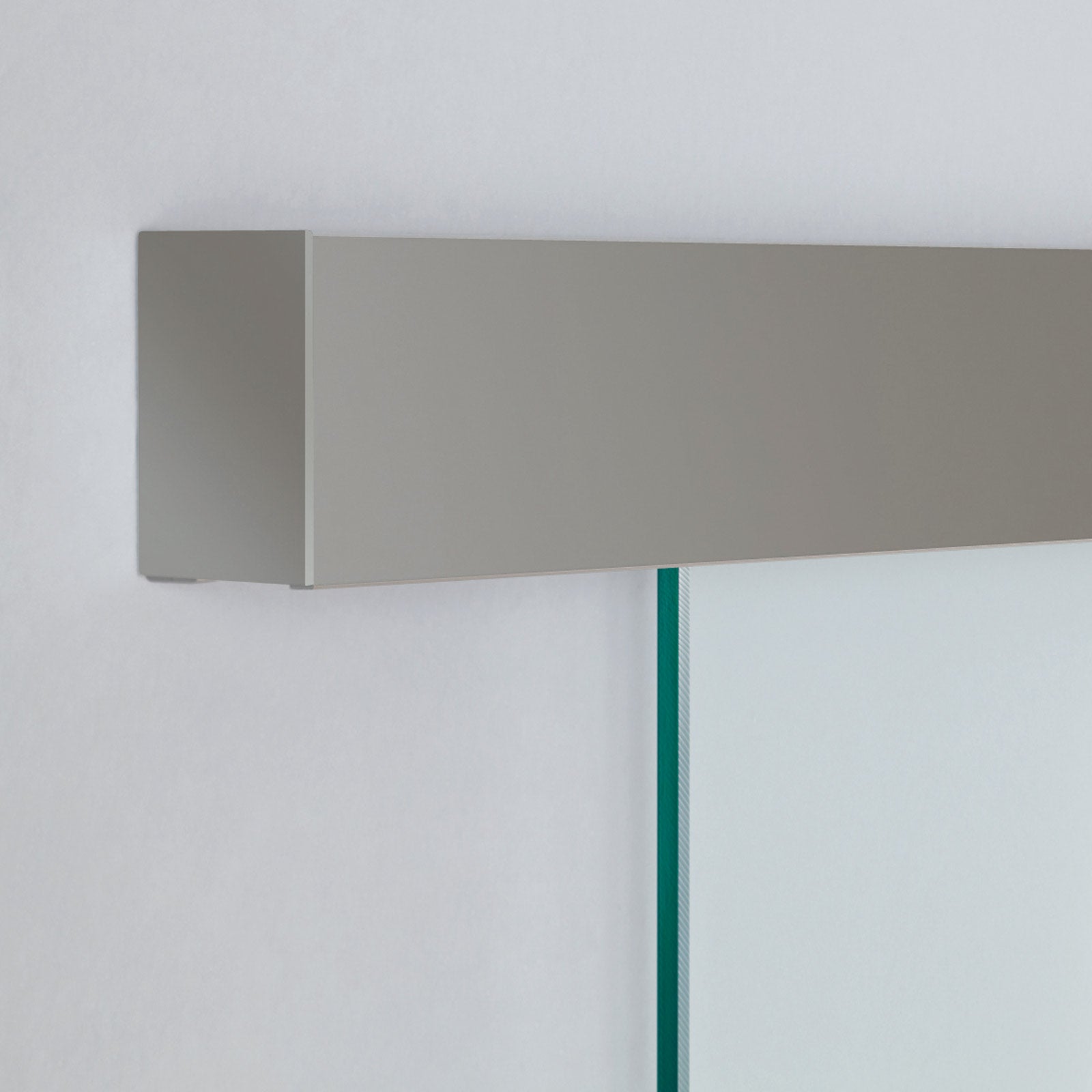 Single Glass Sliding Door - Linton 8mm Clear Glass - Obscure Printed Design - Planeo 60 Pro Kit