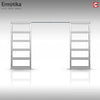Severo White 4 Panel Absolute Evokit Pocket Double Pocket Door - Prefinished